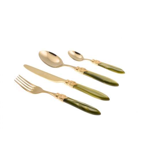 Besteck Rivadossi Online Shop - Laura Oro Set 4tlg -