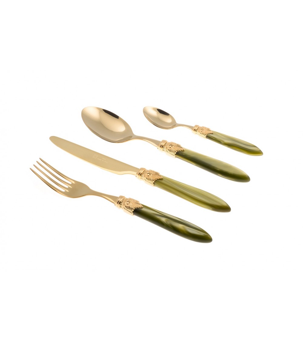 Couverts Rivadossi Boutique en ligne - Laura Oro Set 4pcs - 