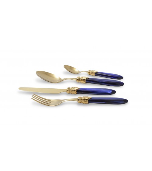 Couverts Pvd Or Rivadossi Sandro - Laura Set 24pcs Acier Inox -