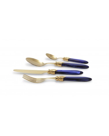 Couverts Pvd Or Rivadossi Sandro - Laura Set 24pcs Acier Inox -