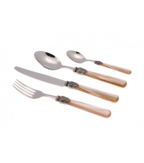 Set 16-teilig Elena Rivadossi Sandro Perlmuttbesteck - 