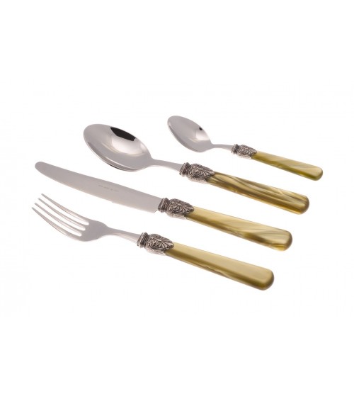 Set 16-teilig Elena Rivadossi Sandro Perlmuttbesteck - 