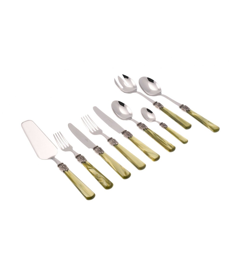 Elena Service 75-teiliges Rivadossi Sandro farbiges Besteck -