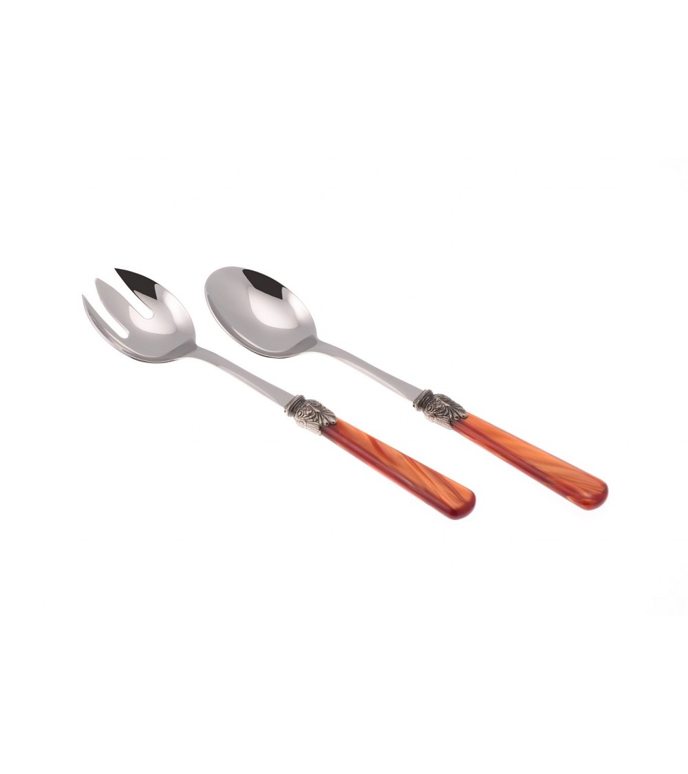 Elena - Posate Acciaio Inox 18/10 Set 2 Pezzi Insalata - 