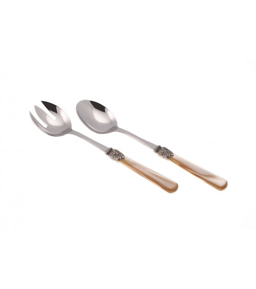 Elena - Posate Acciaio Inox 18/10 Set 2 Pezzi Insalata - 