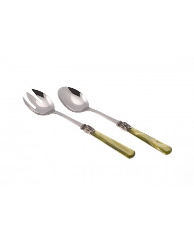 Elena - Posate Acciaio Inox 18/10 Set 2 Pezzi Insalata - 