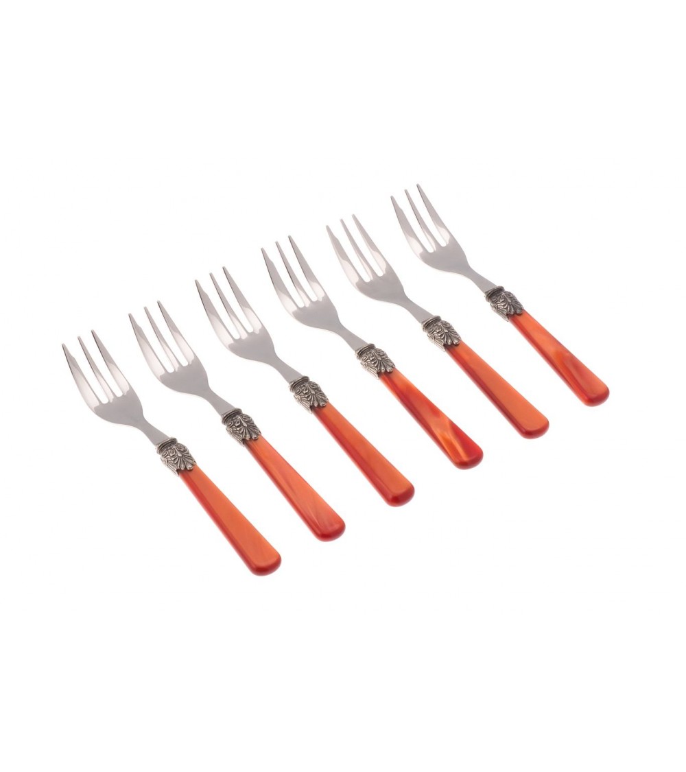 Elena Set 6 Pieces Dessert Forks - Rivadossi Sandro -  - 