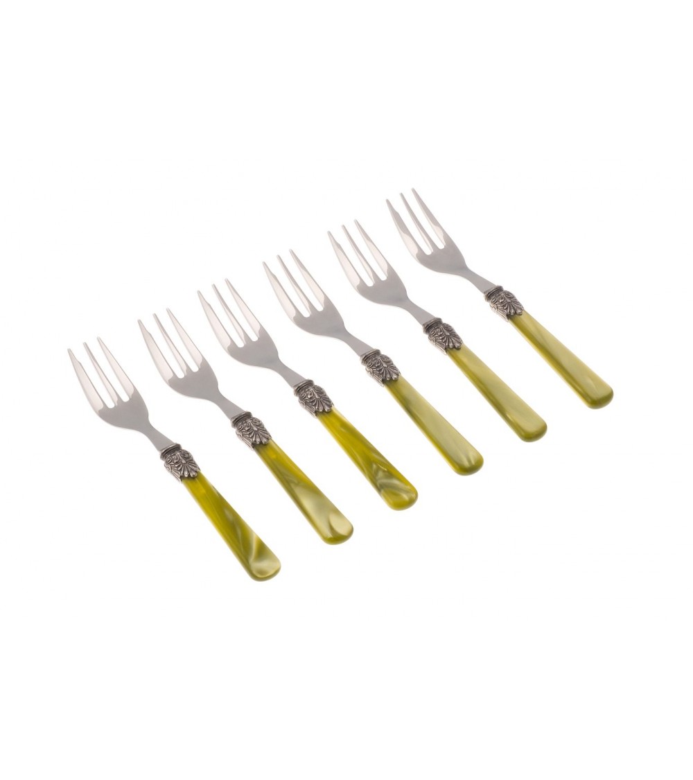 Elena Set 6 Pieces Dessert Forks - Rivadossi Sandro -  - 