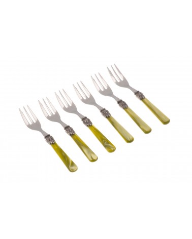 Elena Set 6 Pezzi Forchettine da Dolce - Rivadossi Sandro - 