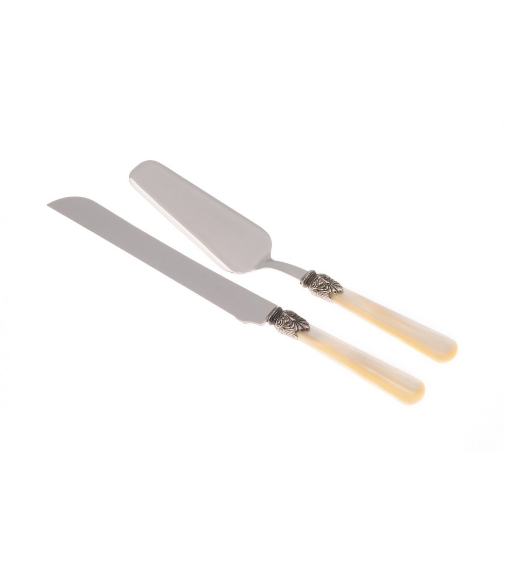 Elena Set 2 Pz Posate Dolce - Pala e Coltello Torta - Rivadosssi Sandro - 