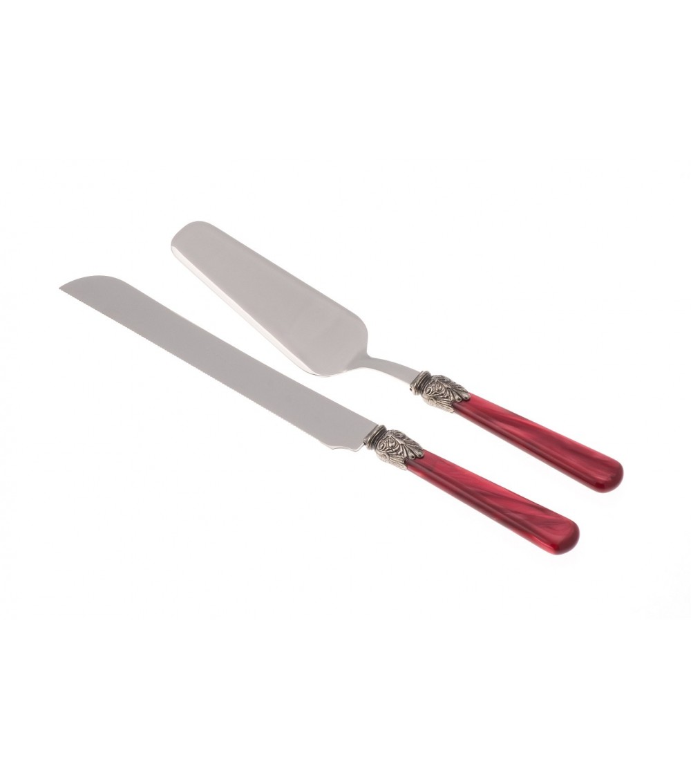 Elena Set 2 Pz Posate Dolce - Pala e Coltello Torta - Rivadosssi Sandro - 