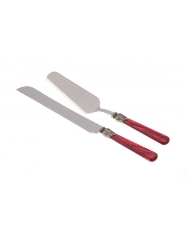 Elena Set 2 Pcs Dessert Cutlery - Cake Shovel and Knife - Rivadosssi Sandro -  - 