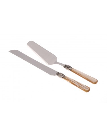 Elena Set 2 Pcs Dessert Cutlery - Cake Shovel and Knife - Rivadosssi Sandro -  - 