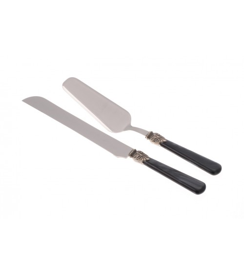 Elena Set 2 Pcs Dessert Couverts - Pelle à Gâteau et Couteau - Rivadosssi Sandro - 