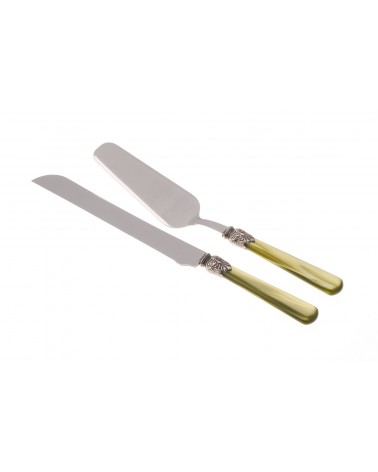 Elena Set 2 Pcs Dessert Cutlery - Cake Shovel and Knife - Rivadosssi Sandro -  - 