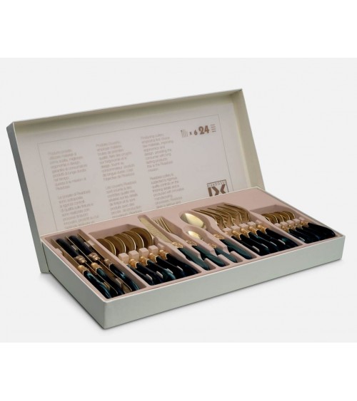 Couverts Modernes Rodi Nacre - Set 24pcs - Rivadossi Sandro - 