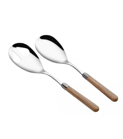 Manche à couverts  Aspect bois - Cortina Set 2pcs Salade - Rivadossi Sandro - 