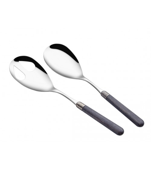 Manche à couverts  Aspect bois - Cortina Set 2pcs Salade - Rivadossi Sandro - 