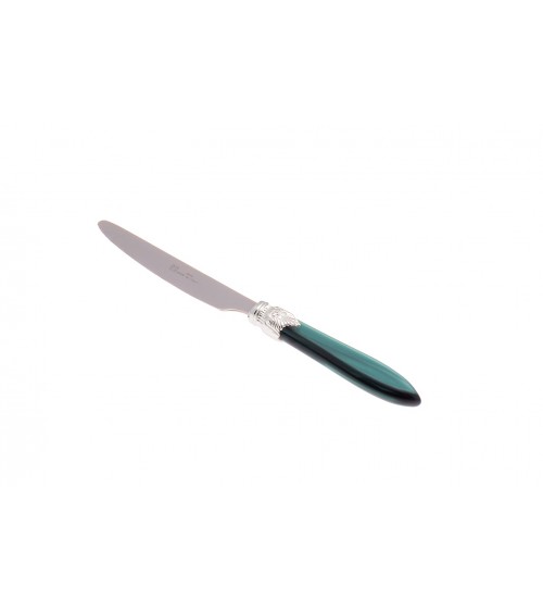 Couteau à fruits Laura Silver - Rivadossi Sandro - couleur vert nacre
