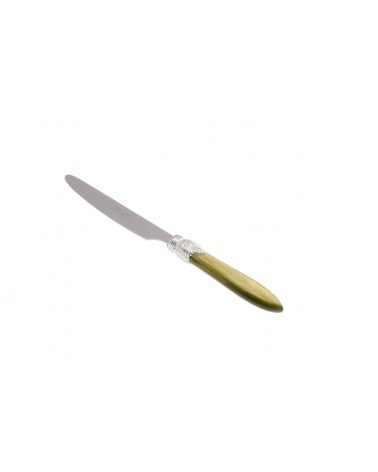Couteau à fruits Laura Silver - Rivadossi Sandro - nacre couleur vert olive