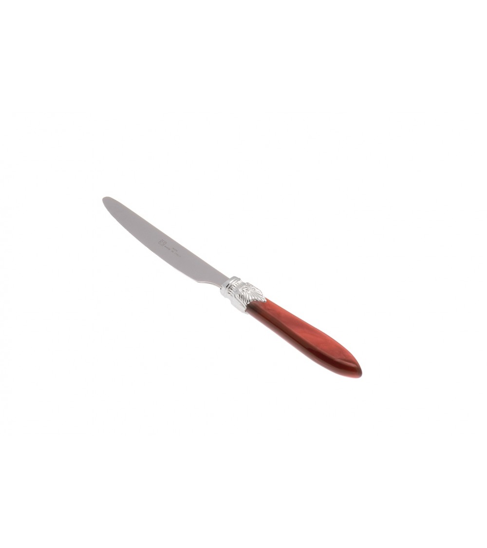Coltello Frutta Laura Argento - Rivadossi Sandro - colore rosso madreperlato