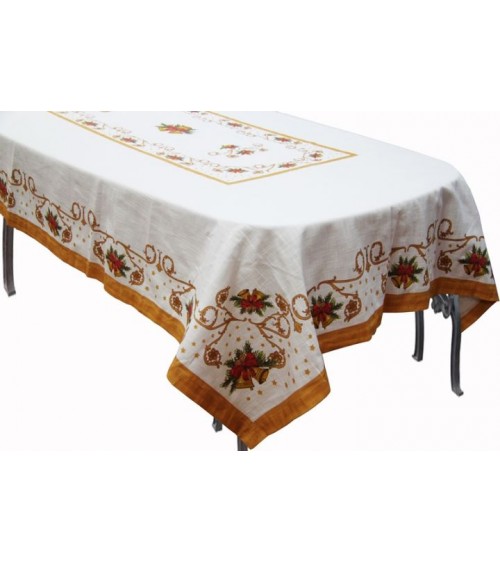 Famille Royale - Nappe "Dîner de Noël" 140 x 140 cm -