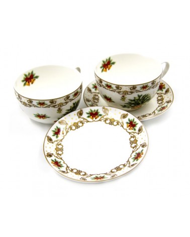 Royal Family- Coppia Tazze Colazione "Christmas Dinner Night" - 