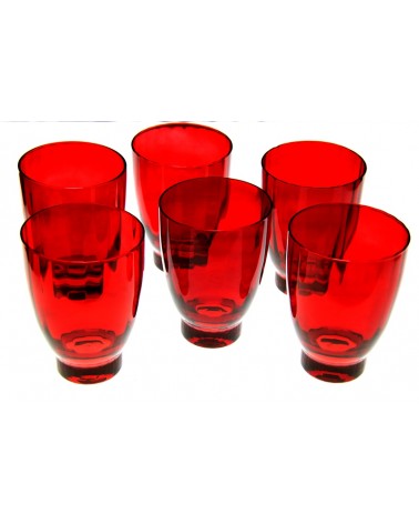 Royal Family - Set 6 Bicchieri Rossi Acqua "Paris" - 
