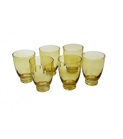 Royal Family - Set 6 Bicchieri Acqua in Vetro "Capri" - 