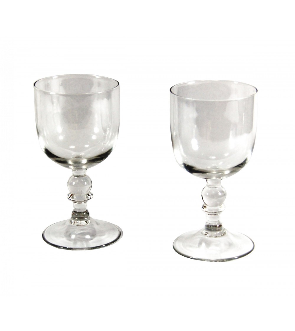 Royal Family – Set mit 6 Weingläsern aus glattem Glas - 