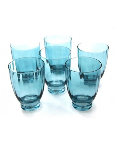 Royal Family - Set 6 Bicchieri Acqua in Vetro Ambra  "Capri" -  - 