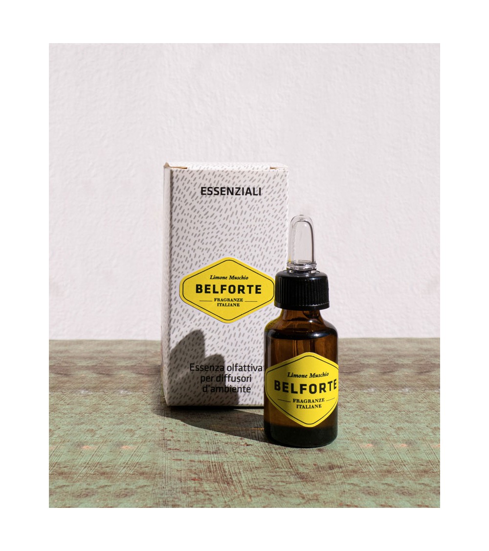Huile Essentielle Concentrée - Belforte - Parfum Citron Musc 15 ML - 