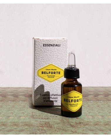 Konzentriertes ätherisches Öl – Belforte – Zitronen-Moschus-Duft, 15 ml - 