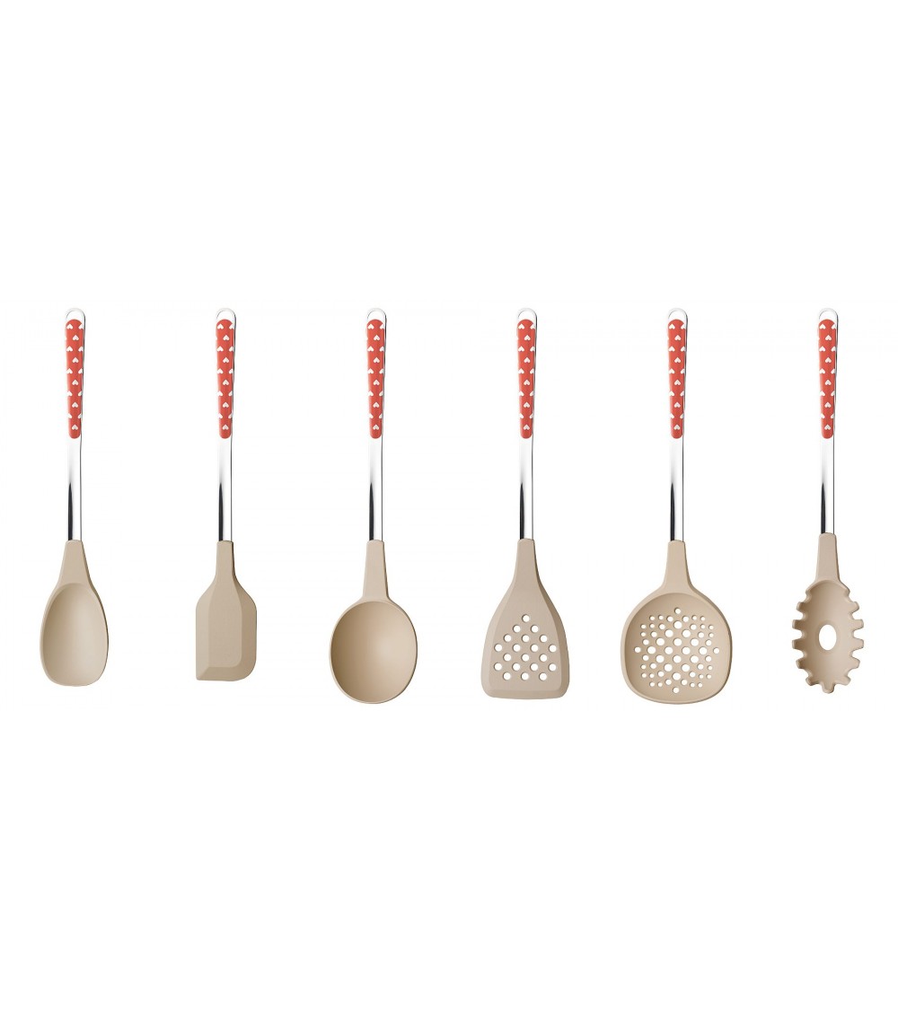 Ensemble de 6 pièces louches coeur - Neva Posateria - 