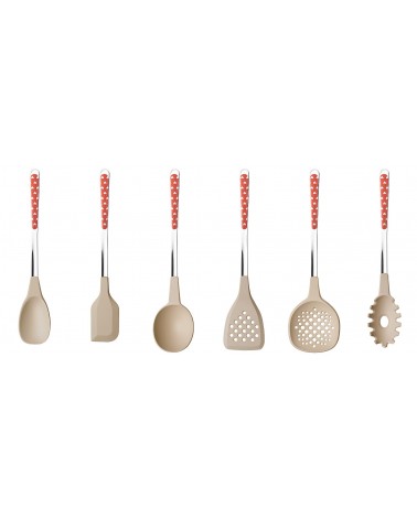 Set of 6 Pieces Heart Ladles - Neva Posateria -  - 
