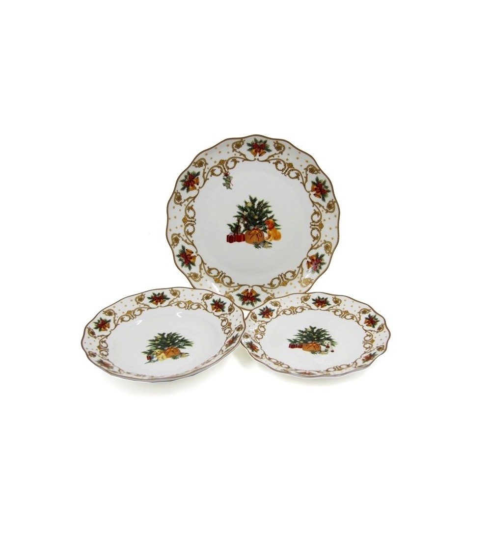 Royal Family - 18 Piece Dinner Set "Christmas Dinner Night" -