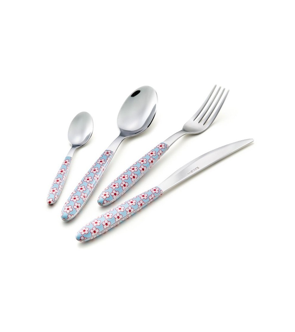 Eme Posaterie - Blend Vero Margarita Set 48 Pezzi Posate Colorate in Confezione Panoramica - 
