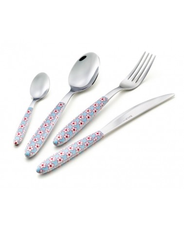 Eme Posaterie - Blend Vero Margarita Set 48 Pezzi Posate Colorate in Confezione Panoramica - 