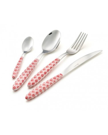 Eme Posaterie - Blend Vero Rajah Set 48 Pezzi Posate Colorate in Confezione Panoramica - 