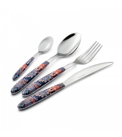 Eme Cutlery - Ensemble Pékin de 48 couverts colorés - 