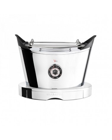 Grille-pain multifonction design moderne - Volo - Casa Bugatti - acier chromé
