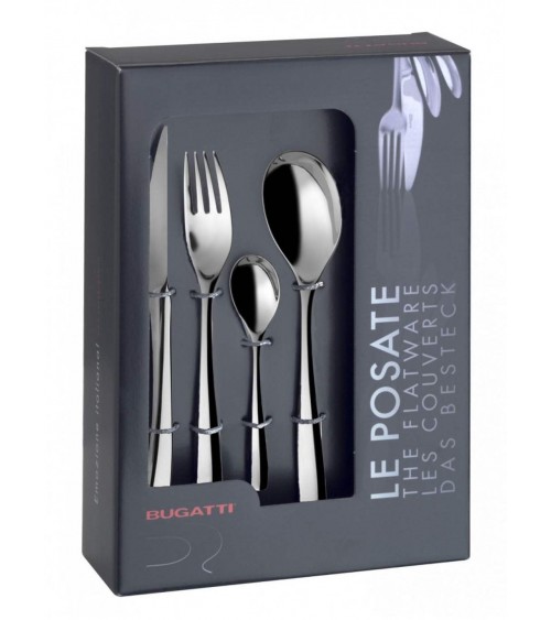 Set 24-teiliger Oxford Armonia Golden Ring – dekoriertes farbiges Besteck -