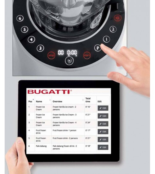 Mélangeur intelligent pour des performances exceptionnelles - Casa Bugatti Vento Professional -