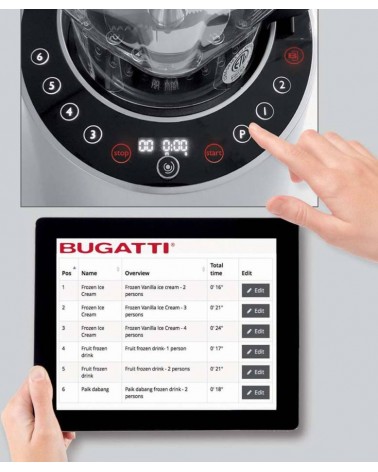 Mélangeur intelligent pour des performances exceptionnelles - Casa Bugatti Vento Professional -
