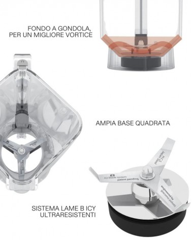 Mélangeur intelligent pour des performances exceptionnelles - Casa Bugatti Vento Professional -