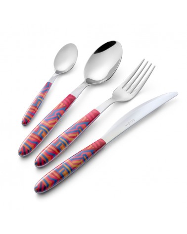 Eme Posaterie - Set 48 Pz Posate Colorate Vero Linear - 