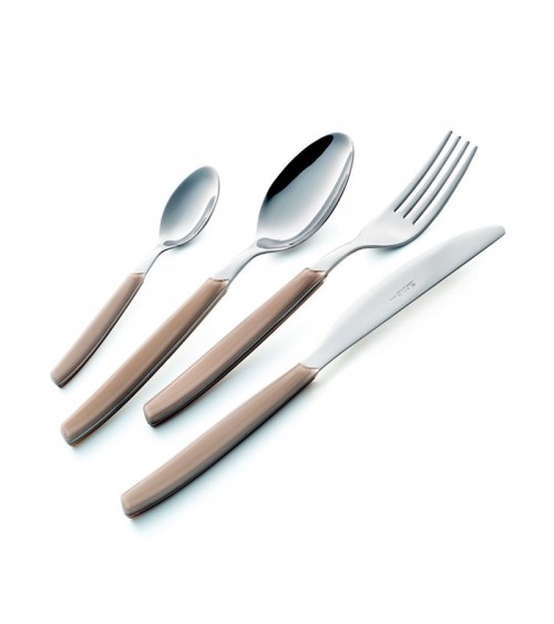 Eme Cutlery - Set 48 Pièces Couverts Chromés Colorés - 