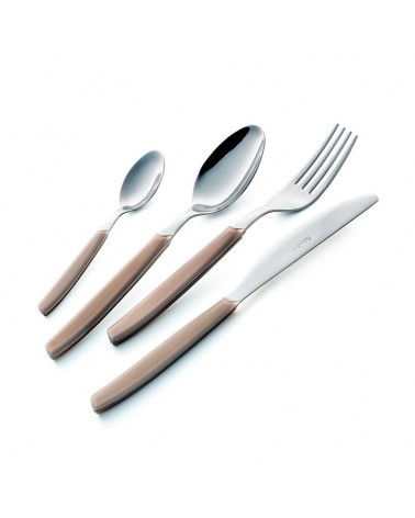 Eme Besteck – Set 48-teiliges Besteck aus farbigem Chrom - 