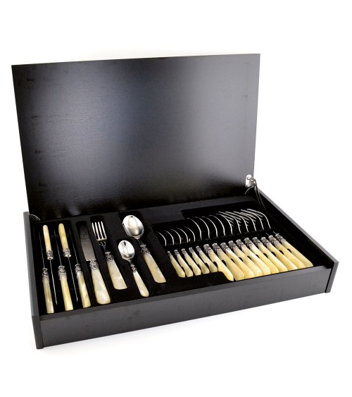 Eme Besteck – Set 48-teiliges Besteck aus farbigem Chrom - 