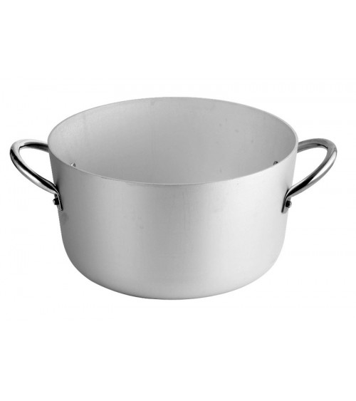 Casseruola Profonda in Alluminio Professionale con 2 Maniglie - Ottinetti - 